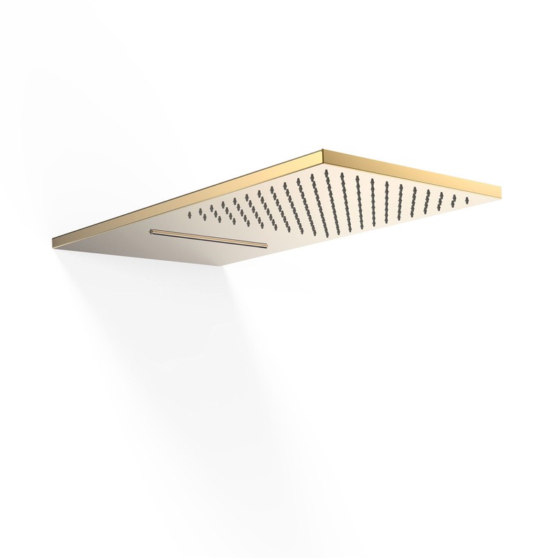Rociador ducha a pared TRES 280x550mm oro brillo - 29990301OR