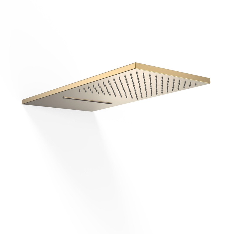 Rociador ducha a pared TRES 280x550mm oro mate - 29990301OM