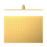 Rociador ducha TRES 450x315 mm oro mate - 29963203OM 1