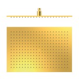 Rociador ducha TRES 450x315 mm oro brillo - 29963203OR 1