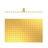 Rociador ducha TRES 400x250mm oro brillo - 134315008OR 1