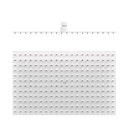 Rociador ducha TRES 400x250mm blanco mate - 134315008BM 1