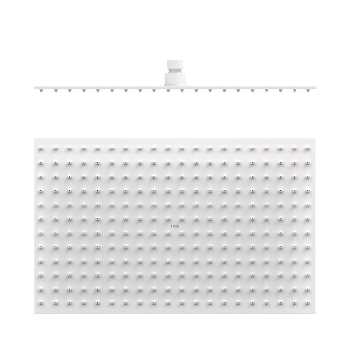 Rociador ducha TRES 400x250mm blanco mate - 134315008BM 1