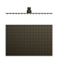 Rociador ducha TRES 300x200mm negro bronce - 134315007KMB