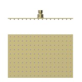 Rociador ducha TRES 300x200mm cava dorado - 134315007CA 1