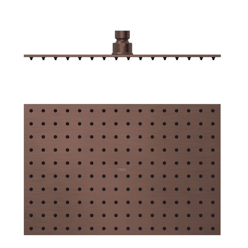 Rociador ducha TRES 300x200mm volcanic - 134315007VO