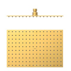 Rociador ducha TRES 300x200mm oro mate - 134315007OM - Tres