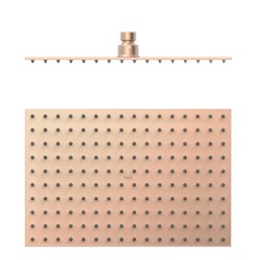Rociador ducha TRES 300x200mm oro rosa mate - 134315007OPM - Tres