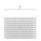Rociador ducha TRES 300x200mm blanco mate - 134315007BM