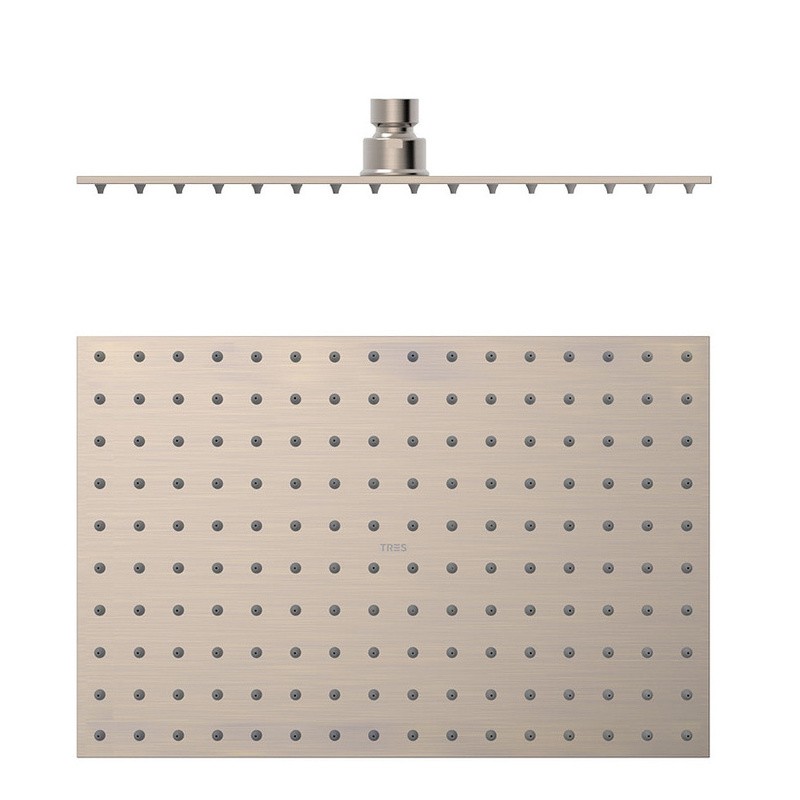 Rociador ducha TRES 300x200mm acero - 134315007AC