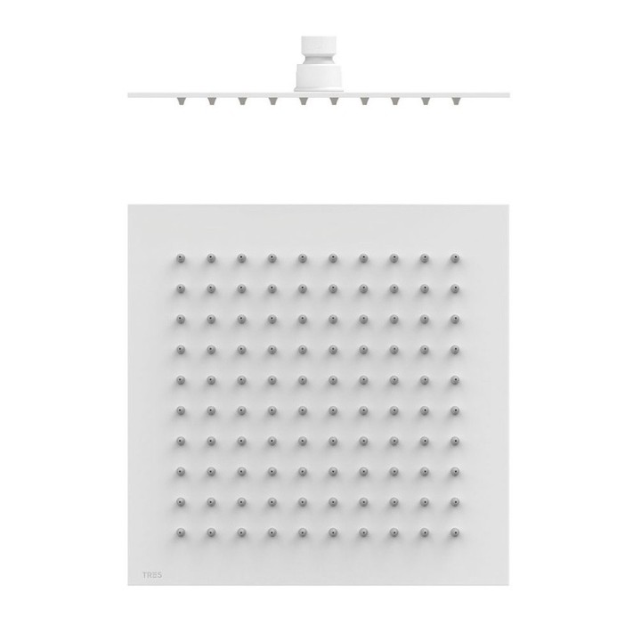 Rociador ducha TRES 250x250 mm. blanco mate - 134315011BM 1