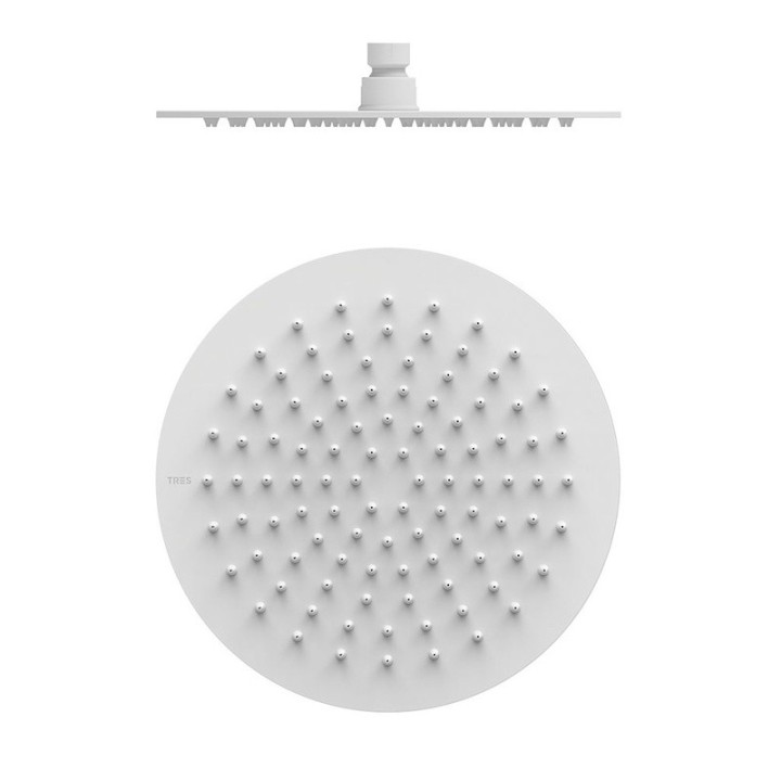 Rociador ducha TRES Ø 250 mm. blanco mate - 134315009BM 1