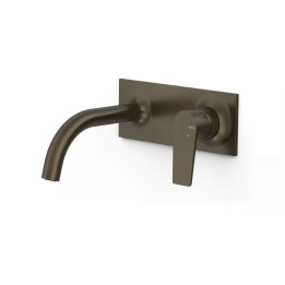Monomando lavabo empotrado PROJECT-TRES negro bronce - 2213000*KMB 1