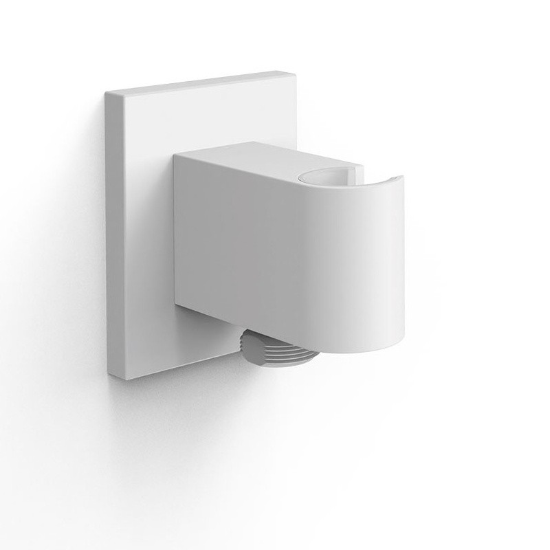 Soporte ducha con toma TRES blanco mate - 20718221BM