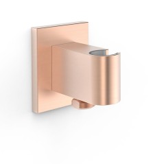 Soporte ducha con toma TRES oro rosa mate - 20718221OPM - Tres