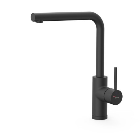 Monomando fregadero TRES negro mate- 23044006NM - Tres