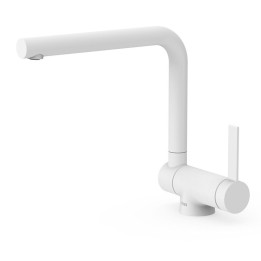 Monomando fregadero caño abatible TRES blanco mate - 23033503BM 1