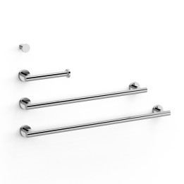 Conjunto accesorios de baño REDONDO TRES cromo - 09598102 1