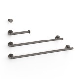 Conjunto accesorios de baño REDONDO TRES grafito - 09598102GR 1