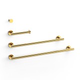 Conjunto accesorios de baño REDONDO TRES oro brillo - 09598102OR 1