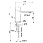 Monomando lavabo INOA cromo - 39107