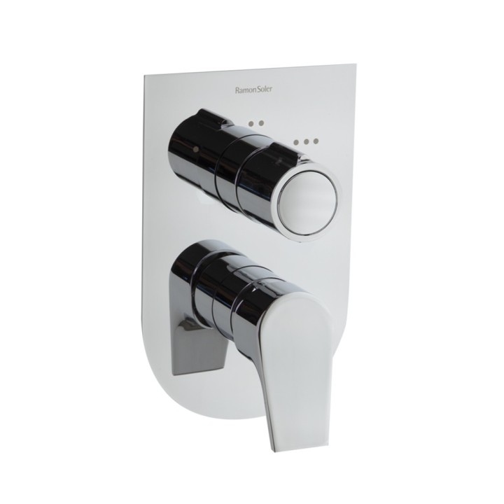 Monomando ducha empotrado 3-vías URBAN CHIC cromo - 211503S 1