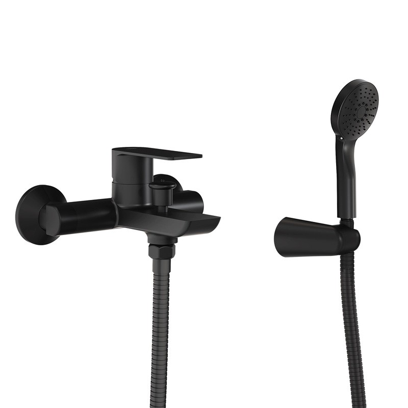 Monomando baño-ducha INOA negro mate - 39555/N