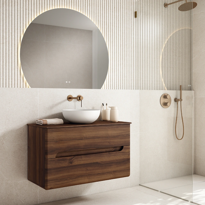 Mueble baño suspendido ONDA configurable - Visobath 1