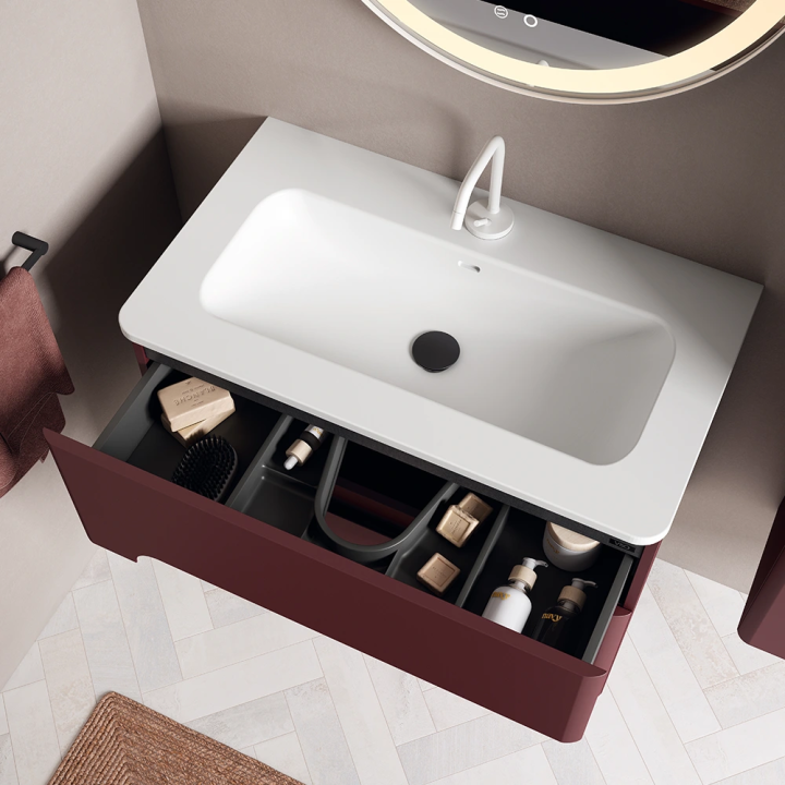 Mueble baño suspendido ONDA configurable - Visobath 3