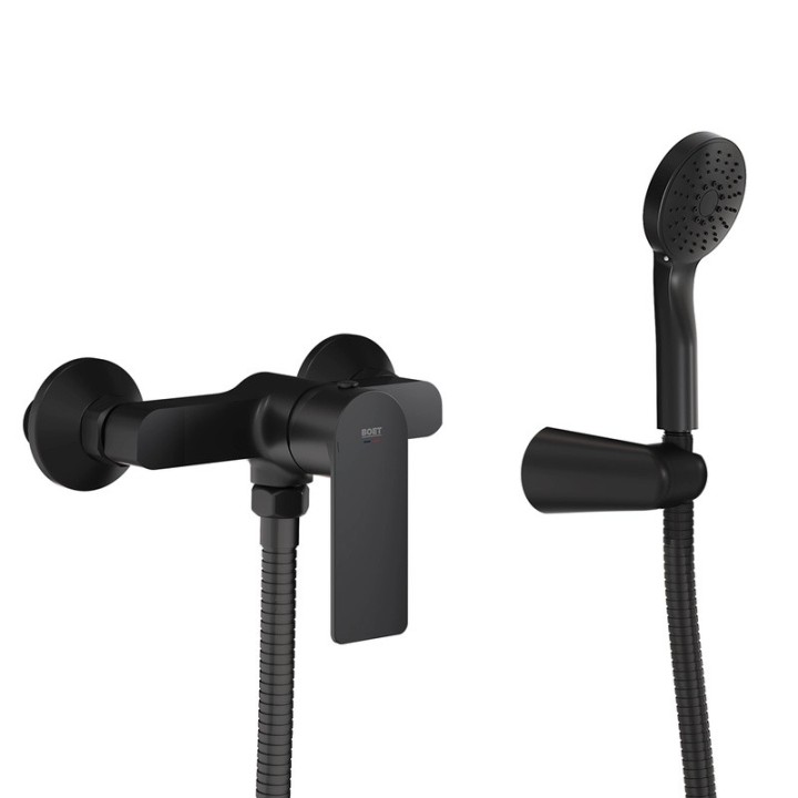 Monomando ducha INOA negro mate - 39424/N 1