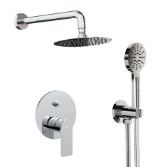 Kit monomando ducha empotrado 2-vías INOA cromo - Pack 39 Wall - Feliu Boet