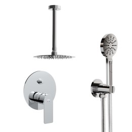 Kit monomando ducha empotrado 2-vías INOA cromo - Pack 39 Top 1