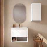 Mueble baño suspendido BOX 1 cajón 1 hueco - Visobath 1