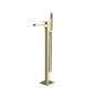 Monomando baño-ducha a suelo PRISMA oro cepillado - 428503MROC