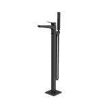 Monomando baño-ducha a suelo PRISMA negro mate - 428503MRNM 1