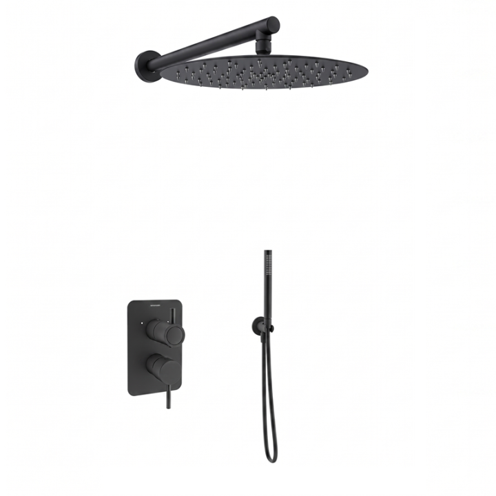 Kit monomando ducha empotrado 2-vías ODISEA grafito - K3915122GR 1