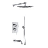 Kit monomando ducha empotrado 3-vías ODISEA cromo - K3915132 1