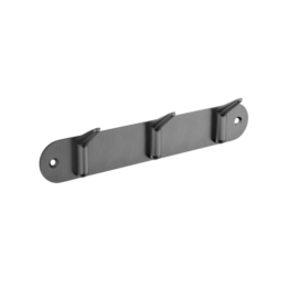 Percha triple AURA black gun metal - CAA006-02/BGM 1