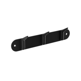 Percha triple AURA negro mate - CAA006-02/NG 1