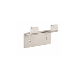 Percha doble FORM niquel cepillado - CAF008-01/NQ 1