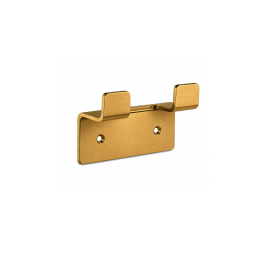 Percha doble FORM oro cepillado - CAF008-01/OC 1