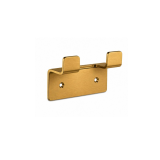 Percha doble FORM oro cepillado - CAF008-01/OC 1