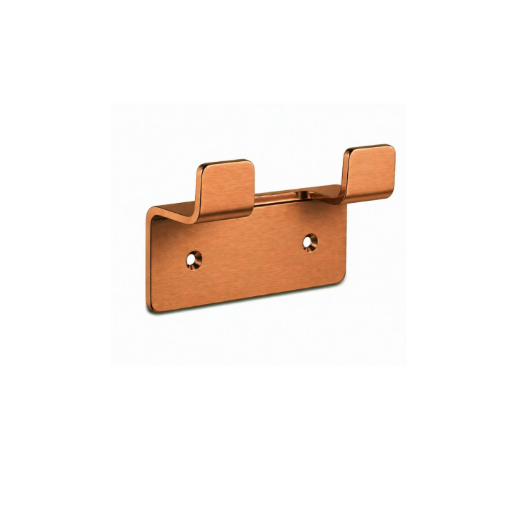 Percha doble FORM oro rosa cepillado - CAF008-01/ORC 1
