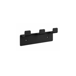 Percha triple FORM negro mate - CAF008-02/NG 1