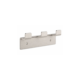Percha triple FORM niquel cepillado - CAF008-02/NQ 1
