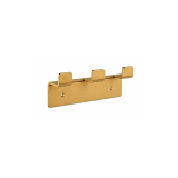 Percha triple FORM oro cepillado - CAF008-02/OC 1