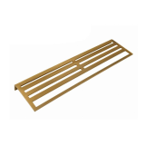 Toallero doble FORM oro cepillado - CAF008-05/OC 1