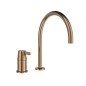 Monomando lavabo repisa ADAGIO cobre cepillado - 914702CUC
