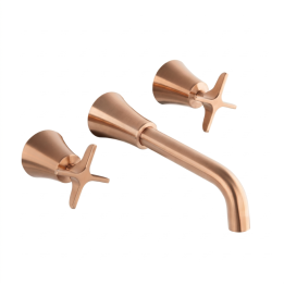 Bimando Lavabo Empotrado ADAGIO cobre cepillado - 912001CUC 1