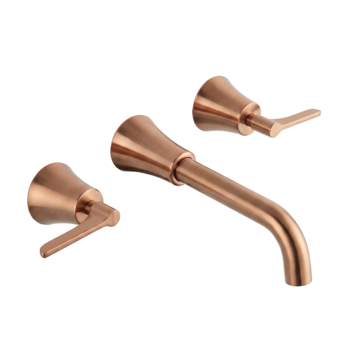 Bimando Lavabo Empotrado ADAGIO cobre cepillado - 912001MCUC 1